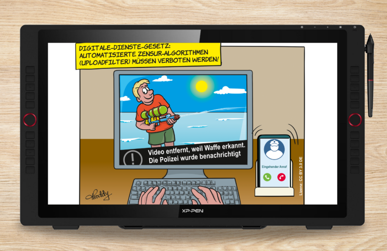 Cartoons zum Thema Datenschutz